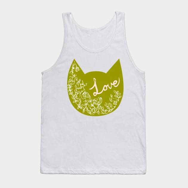 LOVE CAT Tank Top by MoreThanThat